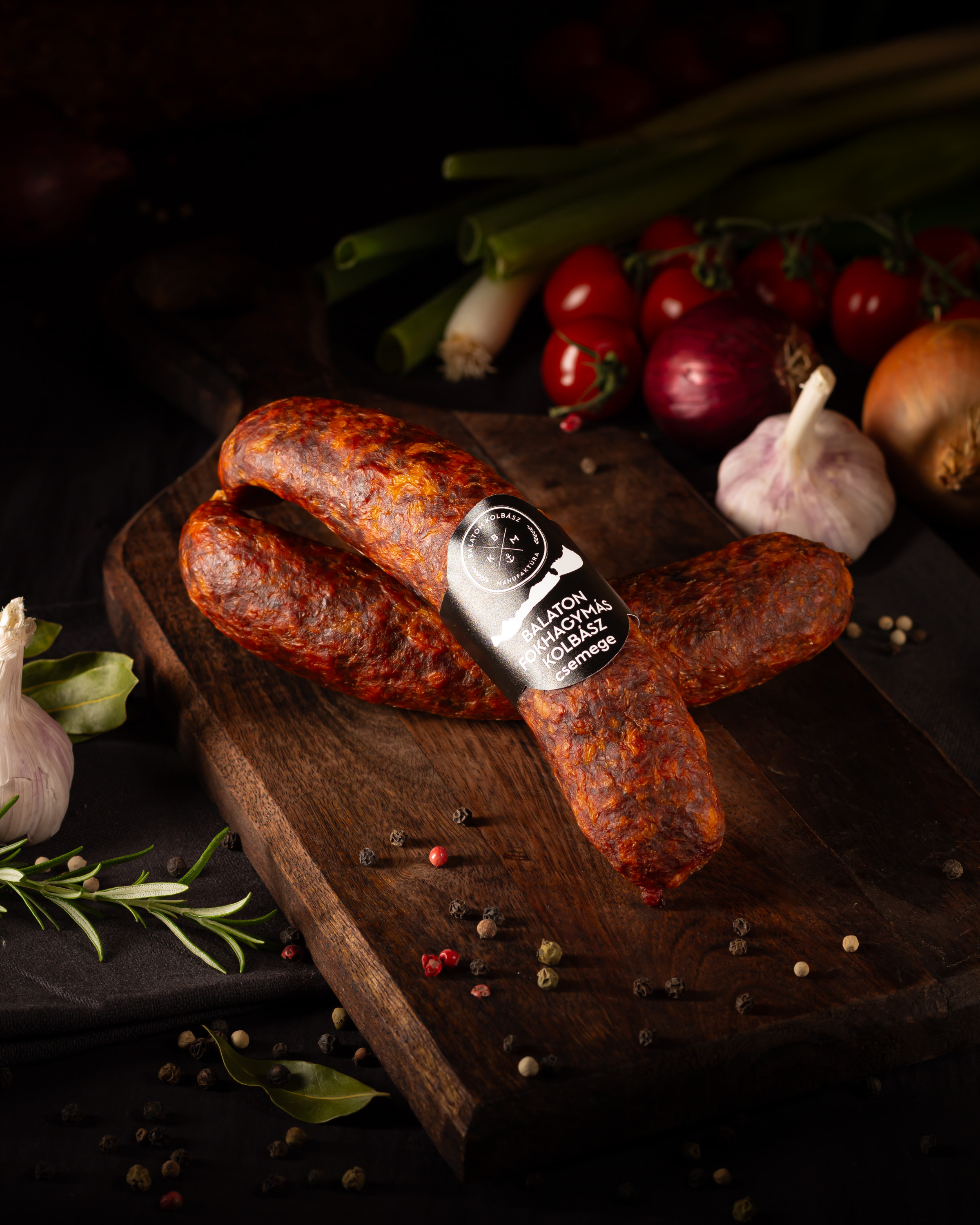Balaton fokhagymás füstölt kolbász