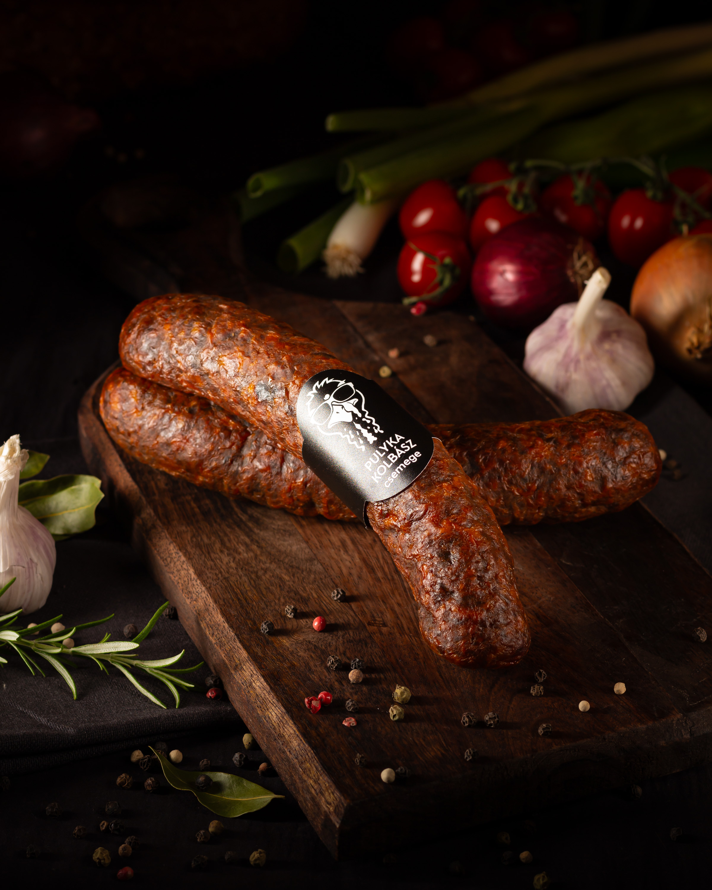 Pulyka paprikás füstölt kolbász