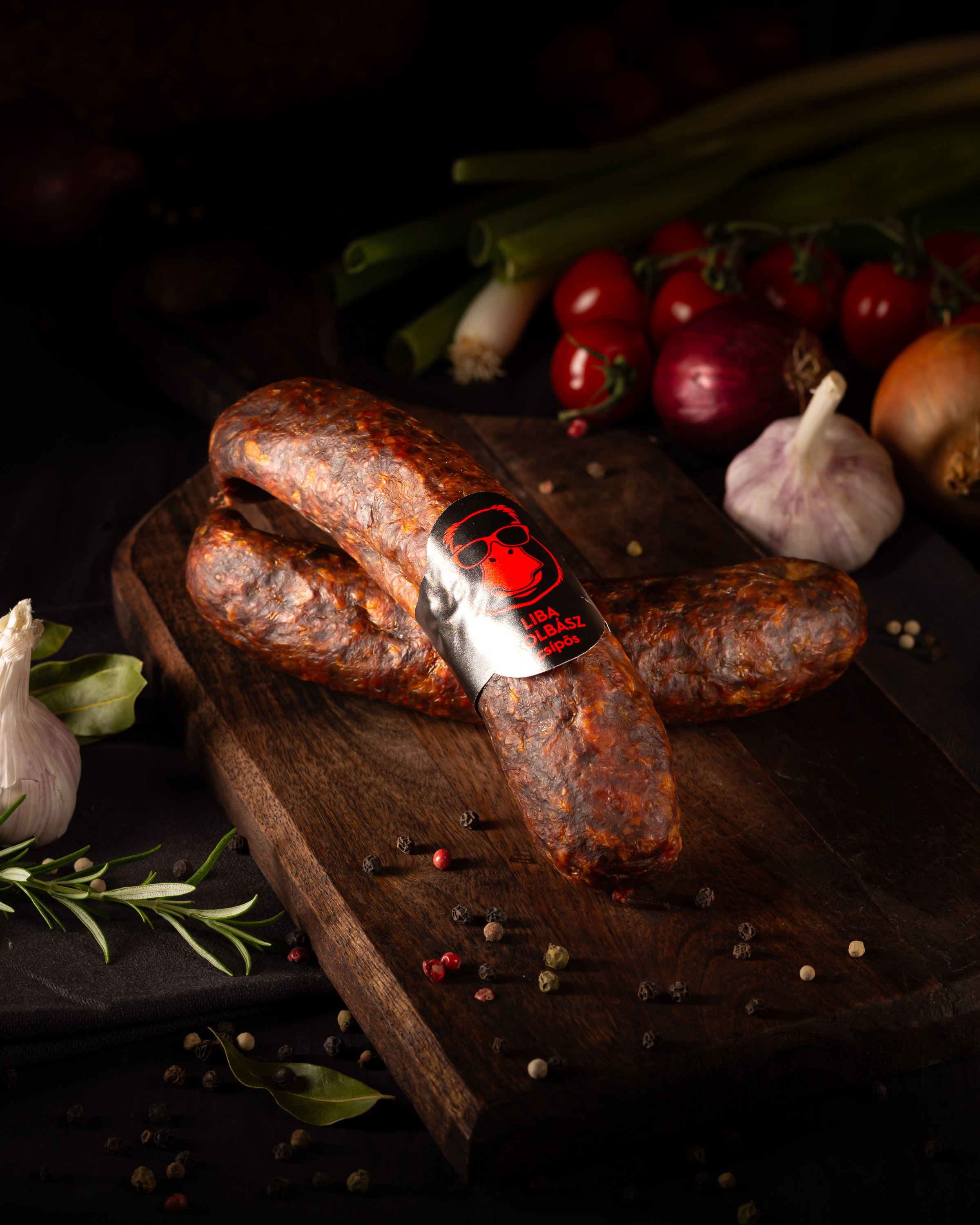 Liba csípős füstölt kolbász