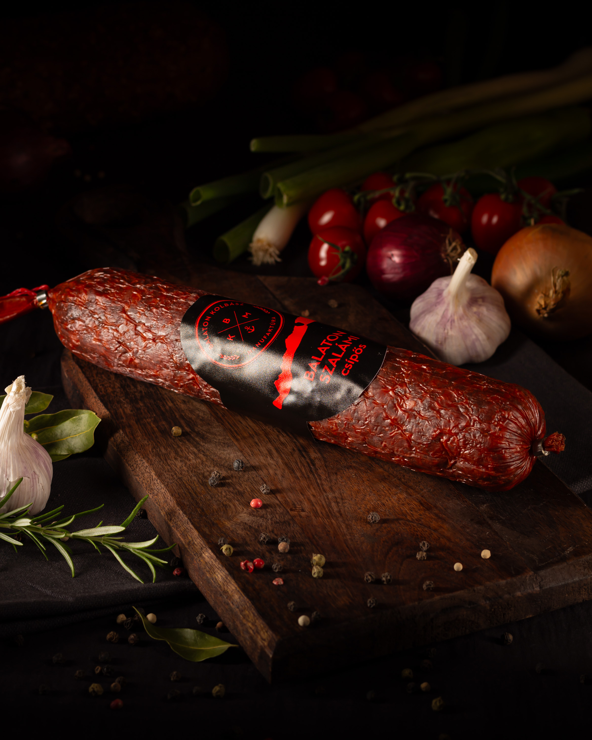 Balaton csípős füstölt szalámi