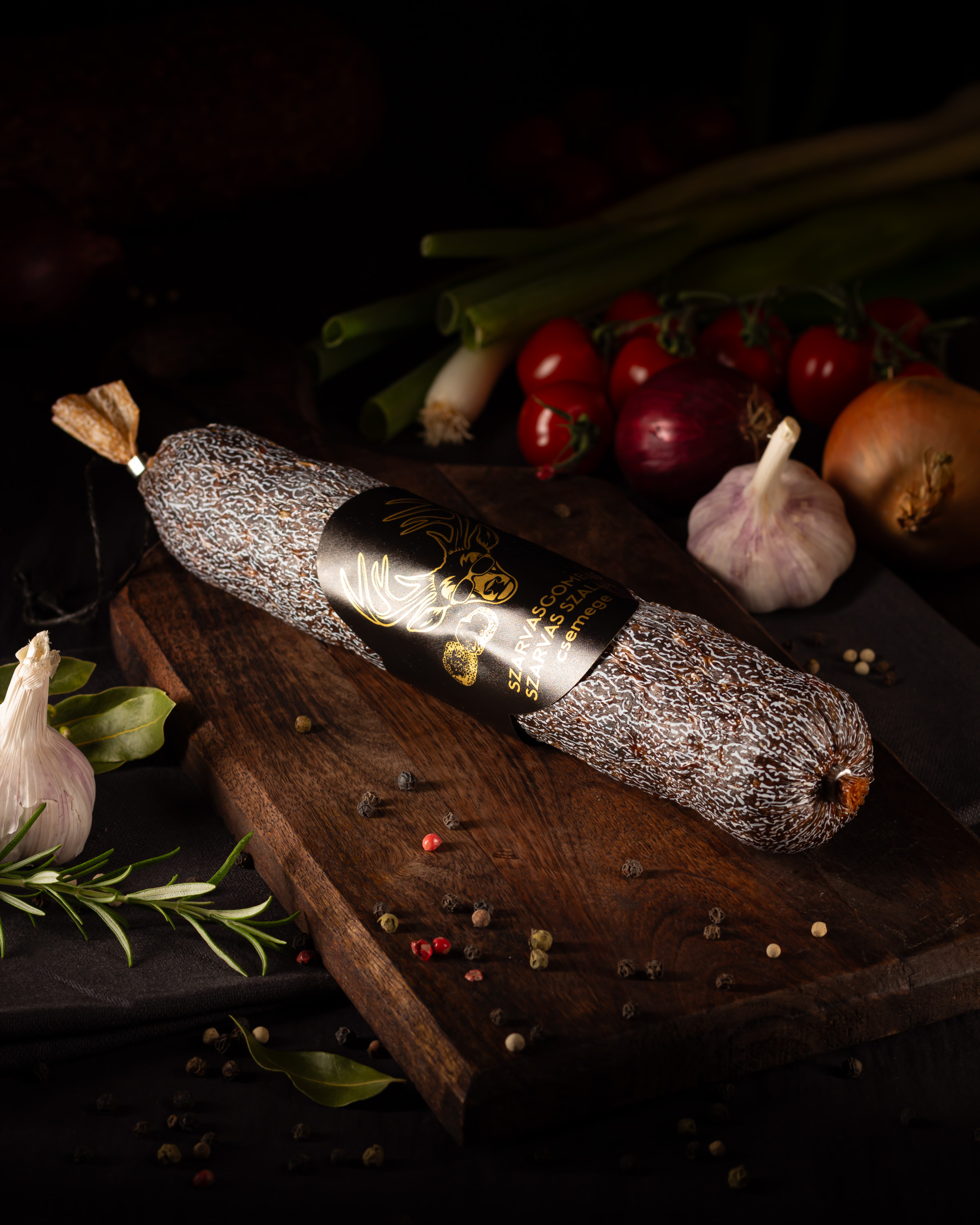 Szarvasgombás szarvas szalámi füstölt