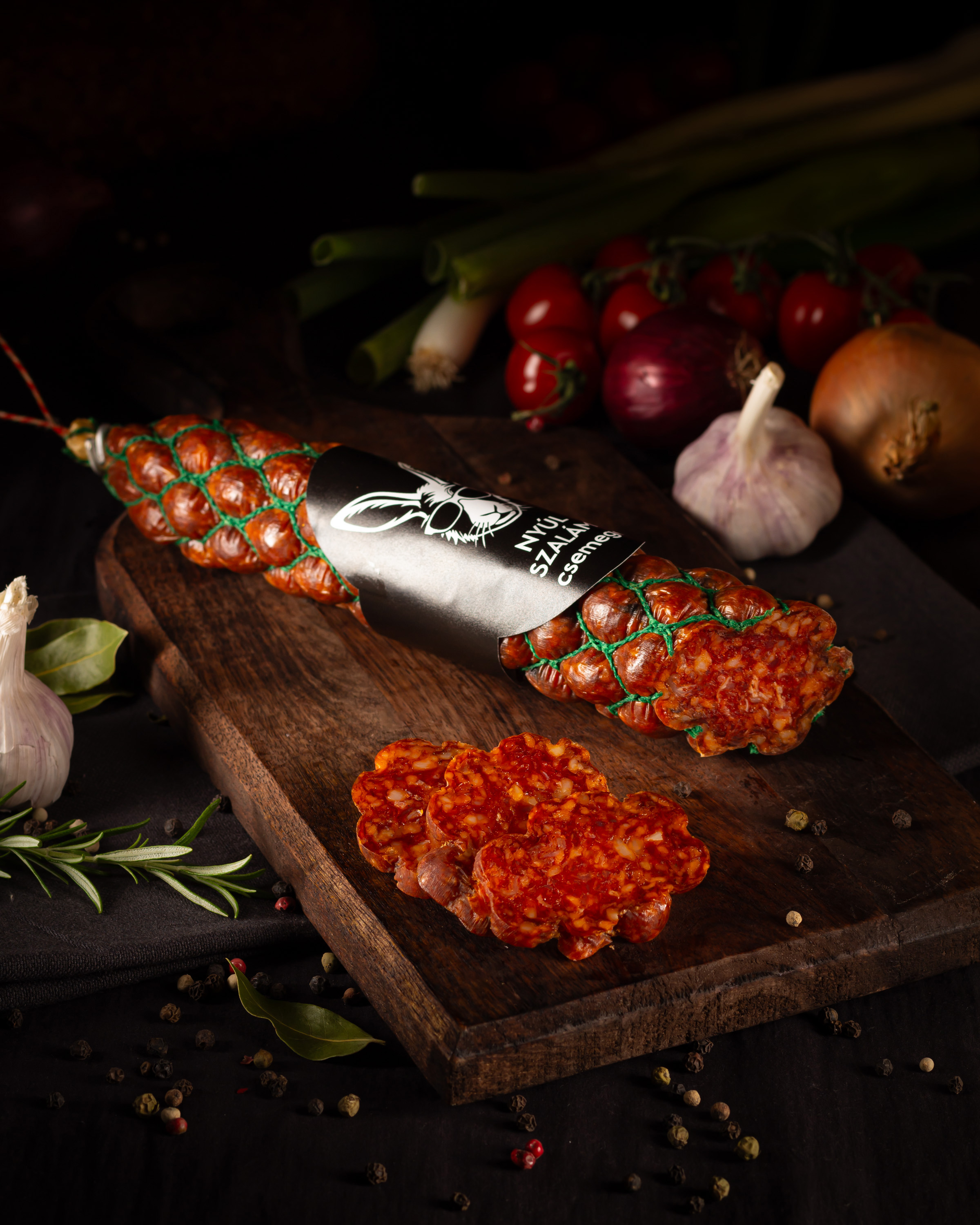 Nyúl paprikás füstölt szalámi