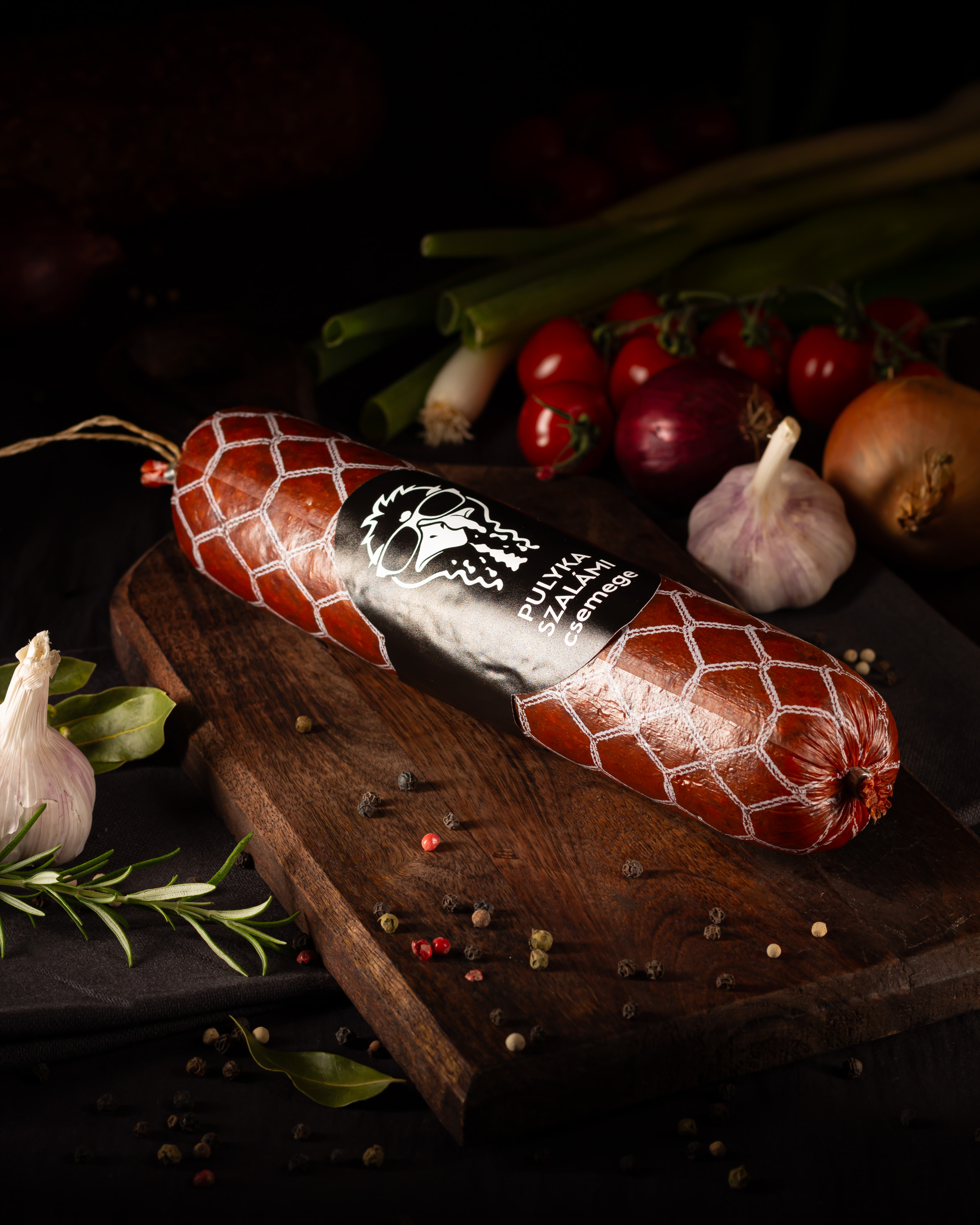 Pulyka paprikás füstölt szalámi