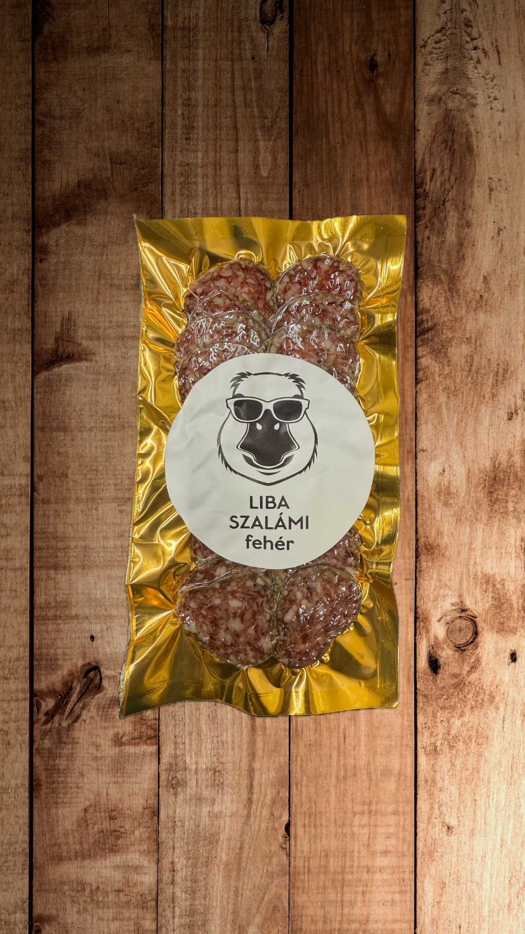 Liba fehér füstölt szalámi szeletelt