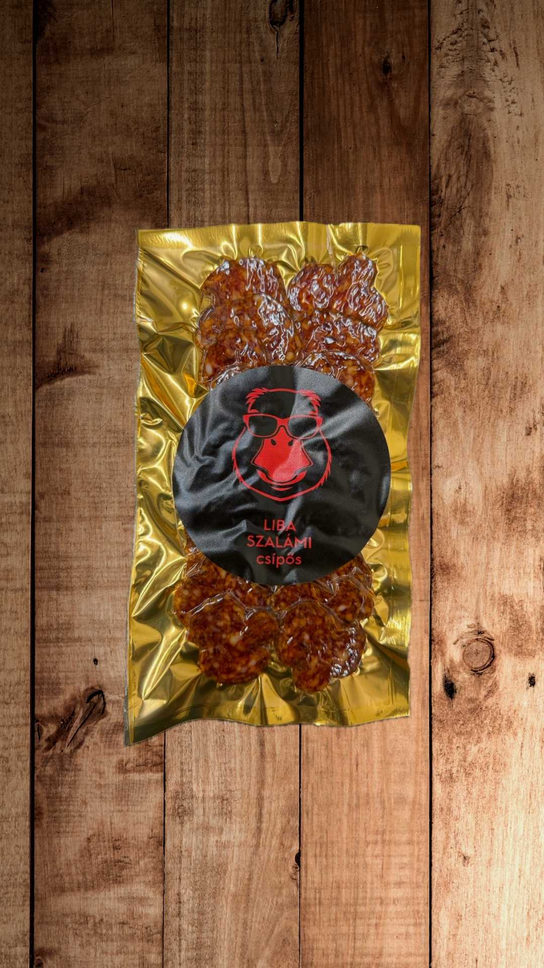 Liba csípős füstölt szalámi szeletelt