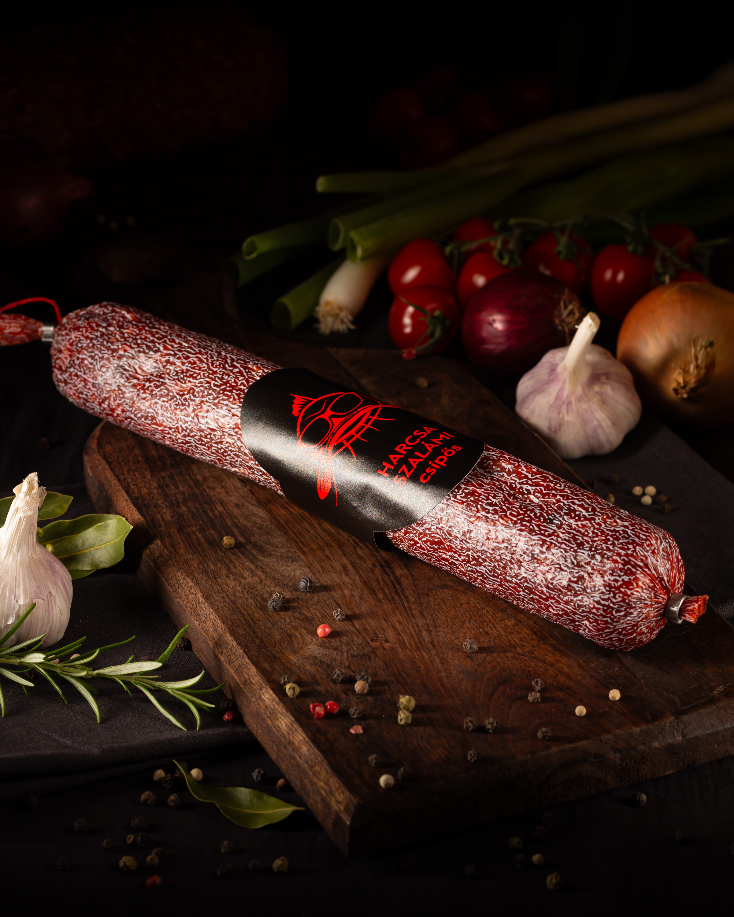 Halámi harcsa csípős füstölt rúd